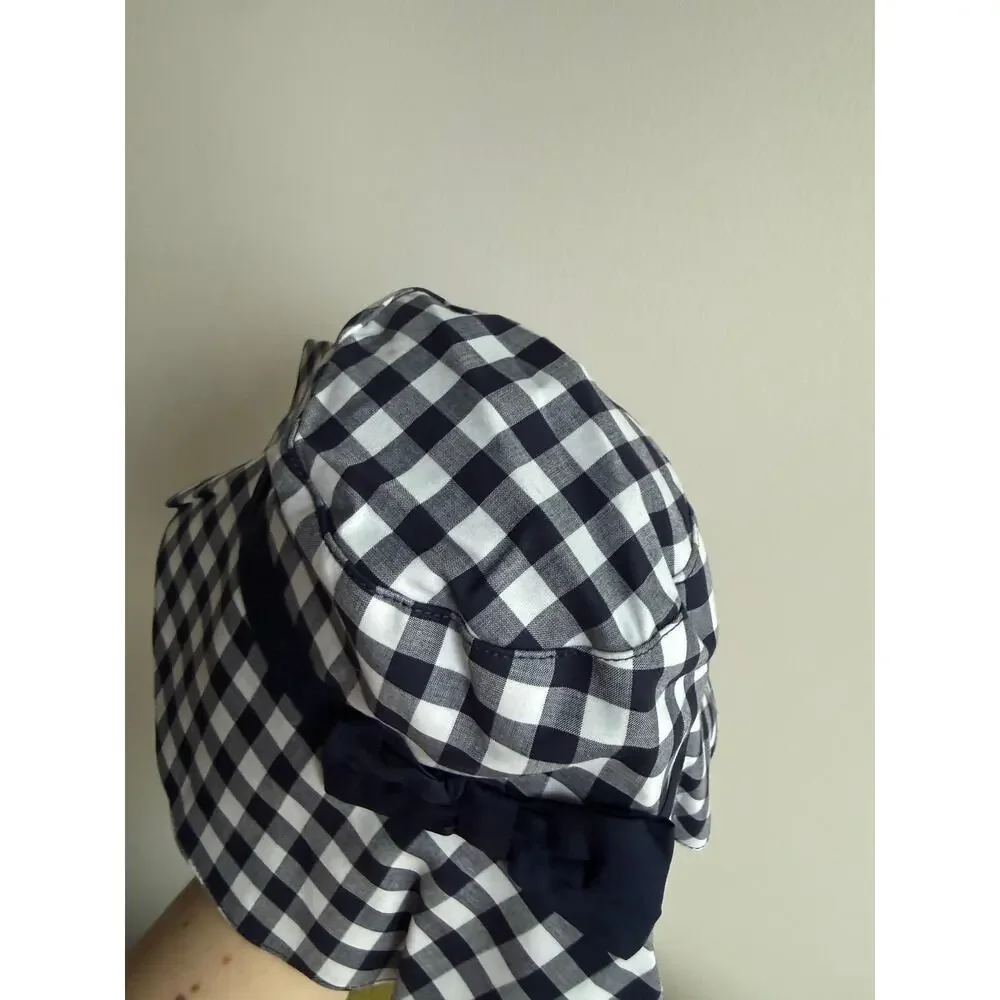 NWT Baby Plaid Bow Sun Hat